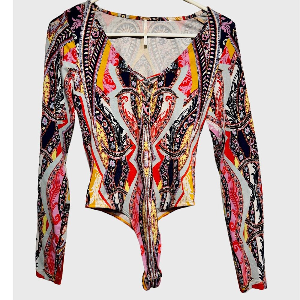 Free People Body Suit Multicolor Size S